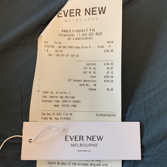 EVER NEW fitted halter black dress - Picture 9 of 9